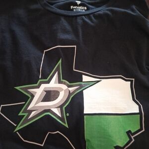 Fanatics Kids Black and Green Star Graphic Tee